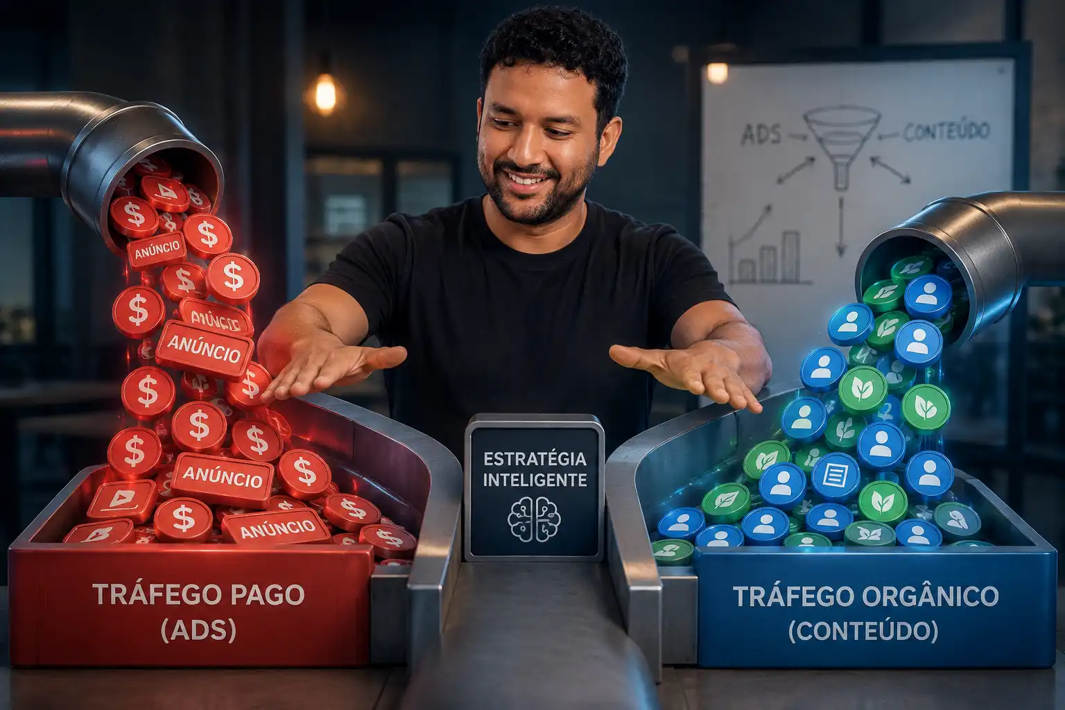 Tráfego Pago e Tráfego Orgânico