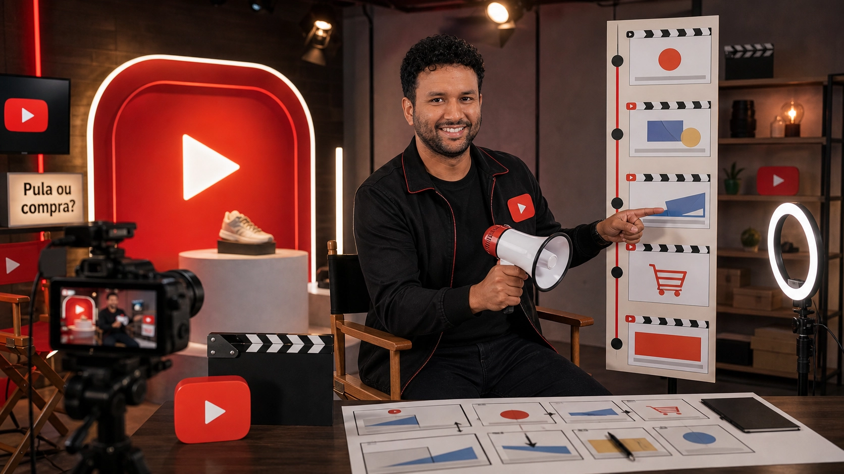 Anúncios no YouTube com campanha de vídeo criada no Google Ads