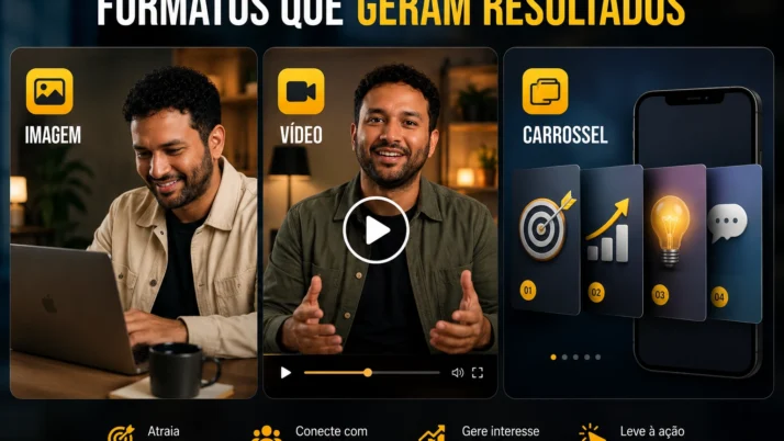 Imagem, vídeo ou carrossel: qual formato performa melhor