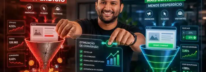 CRO real: por que tráfego sem conversão custa caro