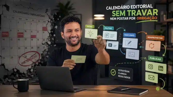 Calendário editorial sem travar nem postar por obrigação