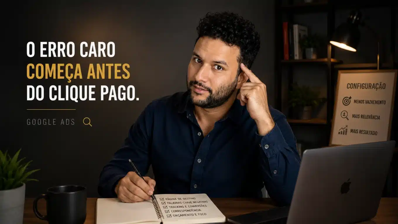 Google Ads: o erro caro começa antes do clique pago
