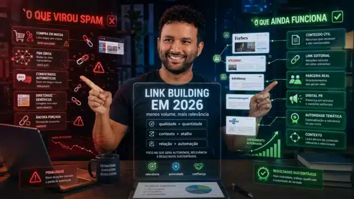 Link building em 2026: autoridade real contra spam