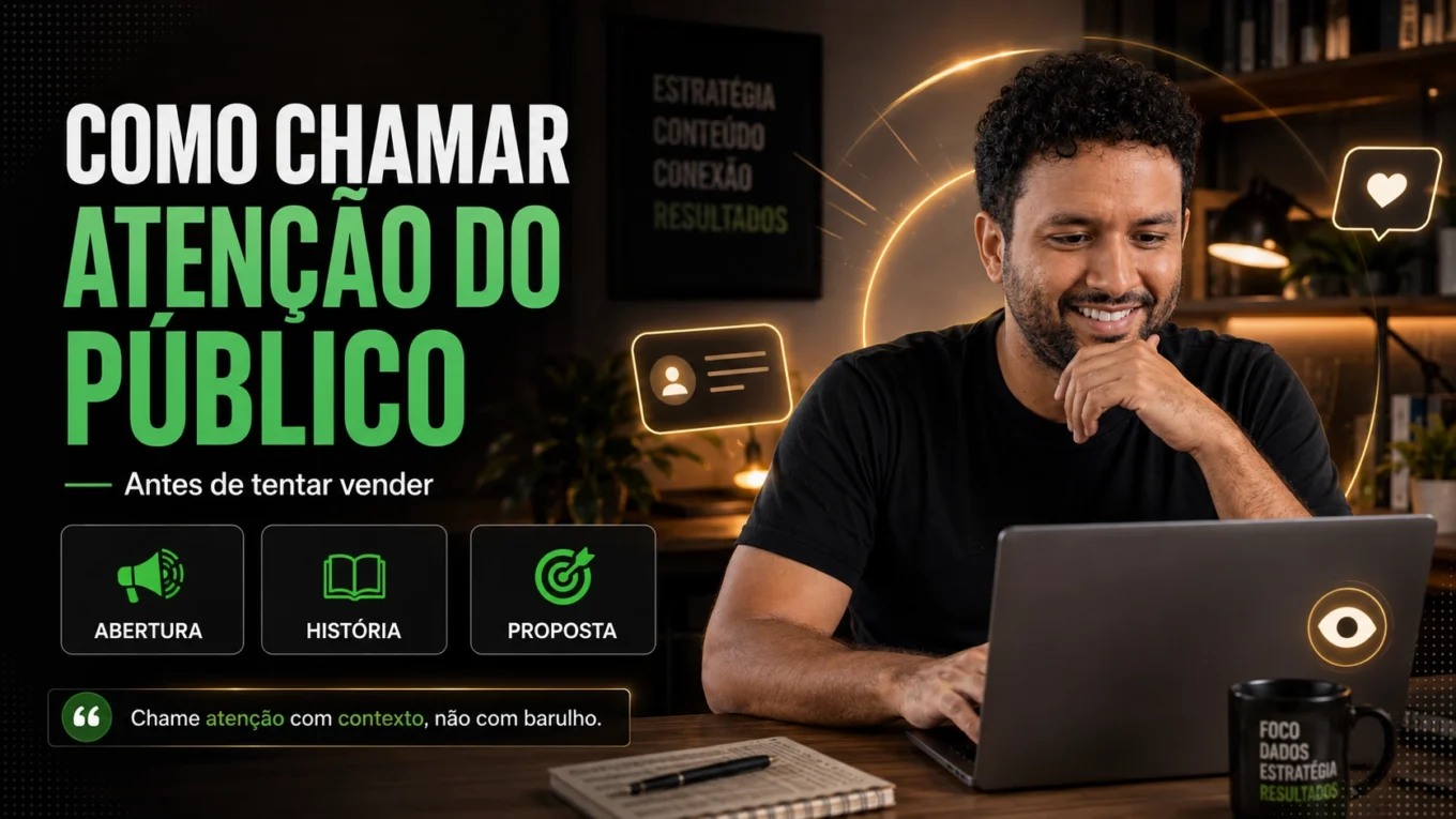 Como chamar atenção do público com abertura, história e proposta coerente