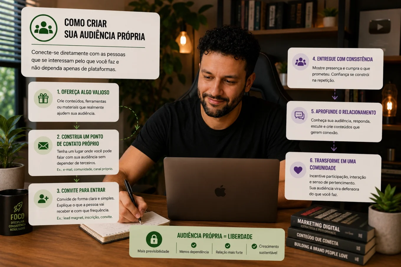 Como criar uma audiência própria com contato direto além das redes sociais