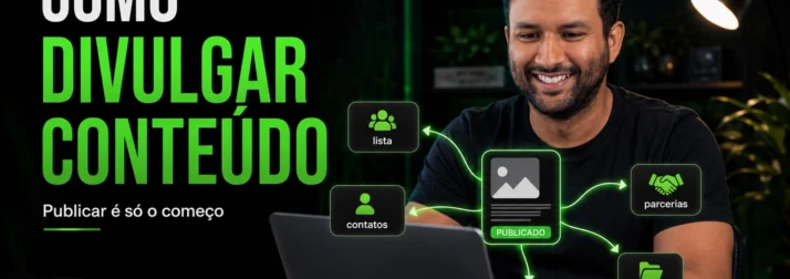 Como divulgar conteúdo depois que a publicação sai