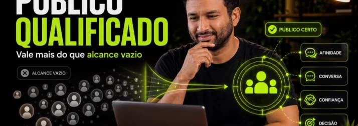 Público qualificado vale mais do que alcance vazio