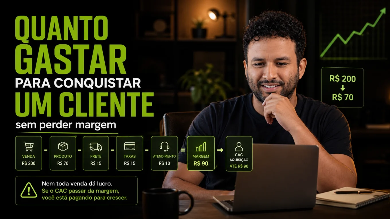 Quanto gastar para conquistar um cliente sem comprometer a margem