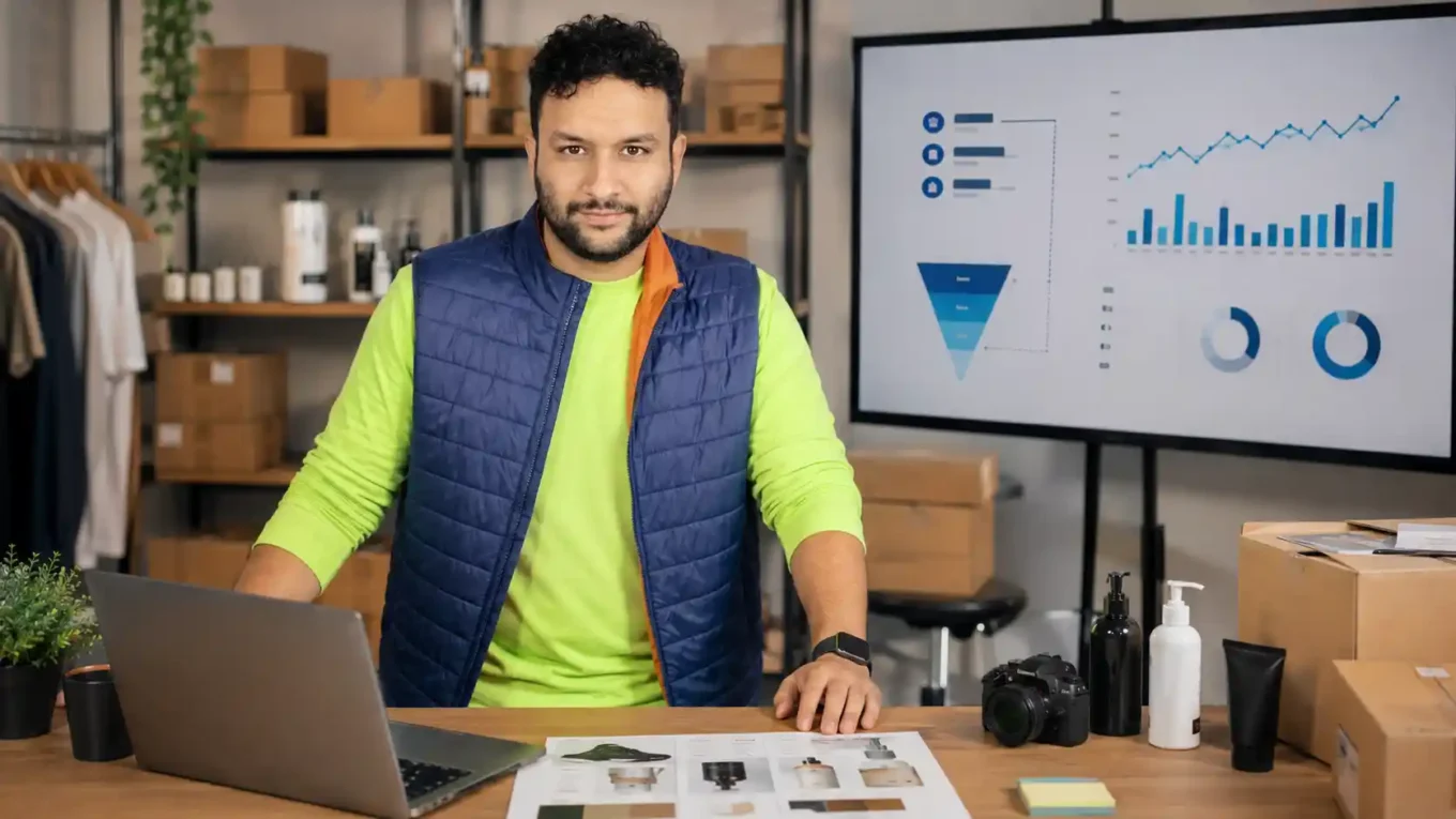 Planejamento de tráfego para e-commerce com metas, campanhas, orçamento e calendário