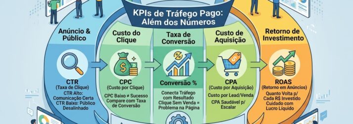 Principais KPIs e métricas em tráfego pago: o que realmente importa analisar