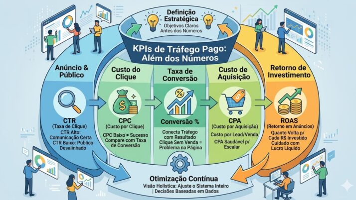 Principais KPIs e métricas em tráfego pago: o que realmente importa analisar