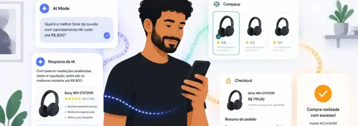 AI Mode e jornada do consumidor: da busca ao checkout