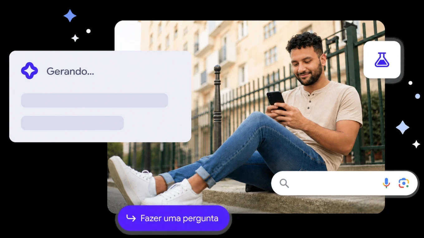 Busca por IA transforma palavras-chave em conversas e páginas em fontes. Veja como adaptar SEO, conteúdo e marca sem escrever para robôs