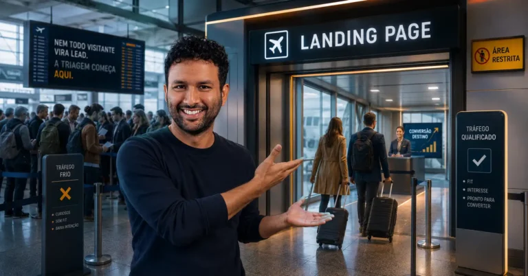 Landing page para tráfego pago: o que checar antes