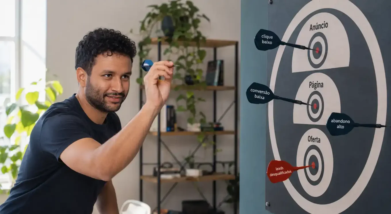Problema no anúncio, página ou oferta: diagnóstico