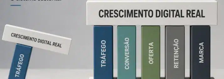 Crescimento digital real não é só tráfego: é sistema