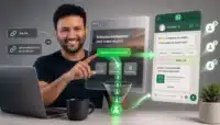 Landing page para WhatsApp organizada para gerar conversas qualificadas