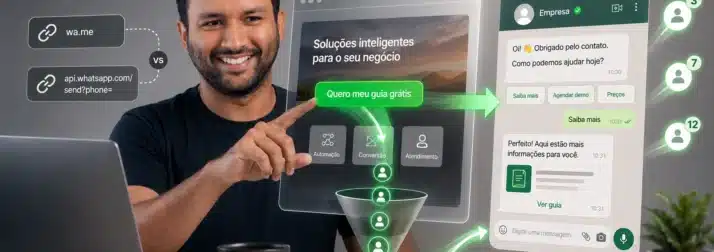 Landing page para WhatsApp: o clique certo importa