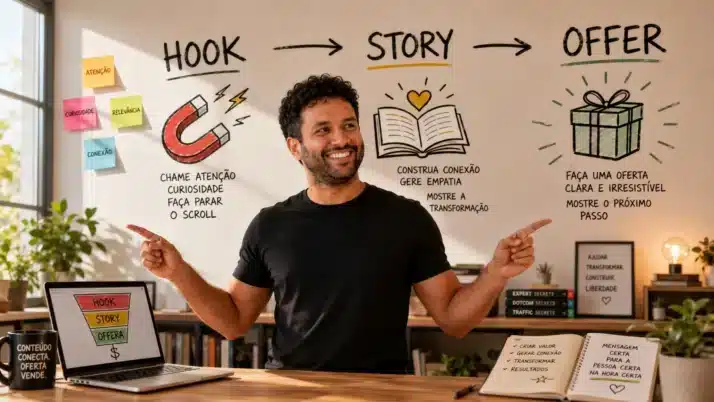 Russell Brunson: a lógica real do Hook, Story, Offer