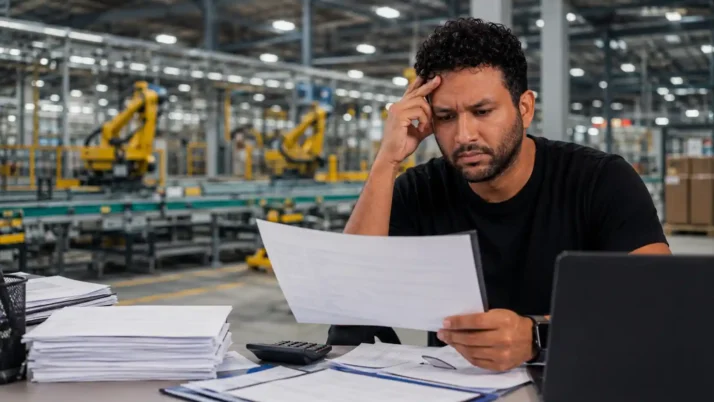 As máquinas produzem mais, mas as dívidas continuam exigindo dinheiro