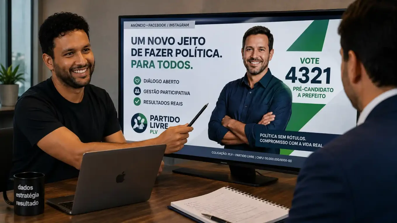 Estratégia de tráfego pago para políticos e campanhas digitais